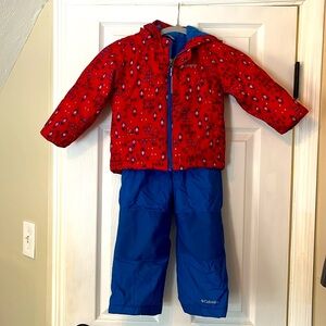 Columbia Ski pants/ bib with matching jacket